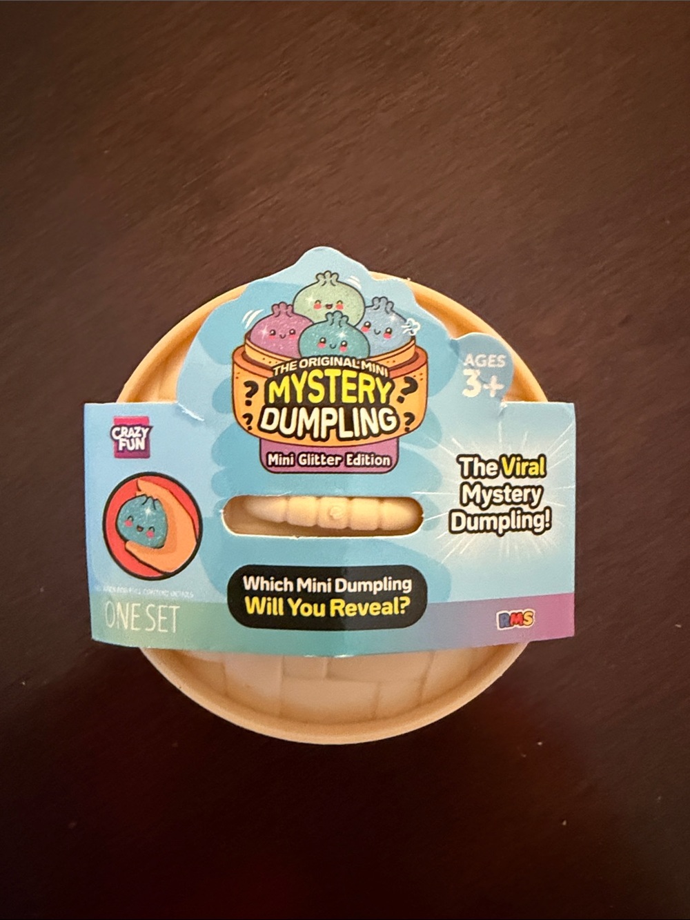 RMS Mystery Dumpling Mini Glitter Edition Toy - Blue Packaging